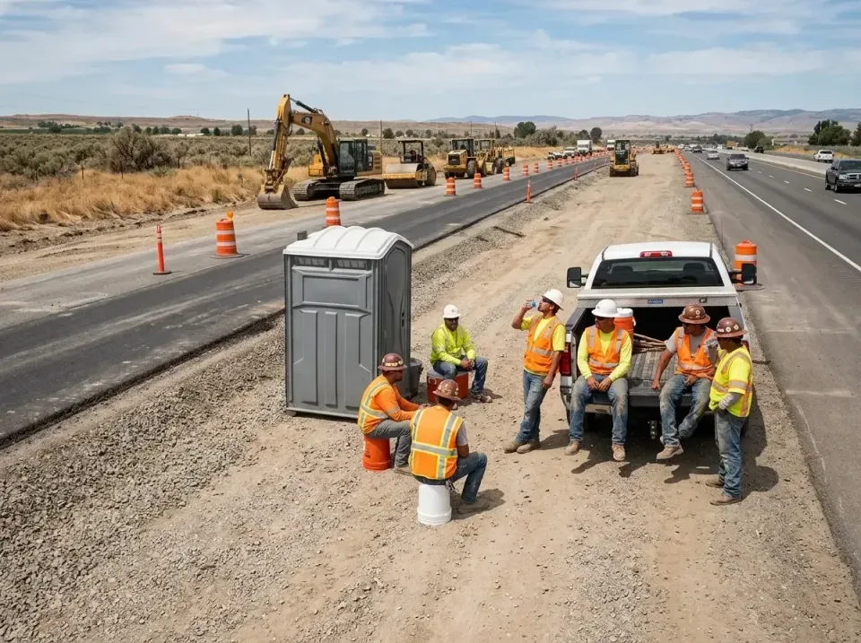 highway-road-construction-crew-007 — frequently asked questions, Porta Potty and Restroom Rentals in Black River Falls, WI